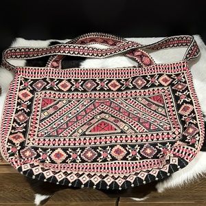 Johnny Was Sabriya Linen Tote Bag